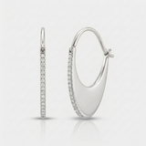 bold natural diamond statement earrings in 14k gold white gold