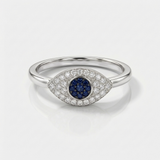 blue sapphire and natural diamond oval halo ring in 14k gold white gold