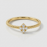 marquise natural diamond ring in 14k gold