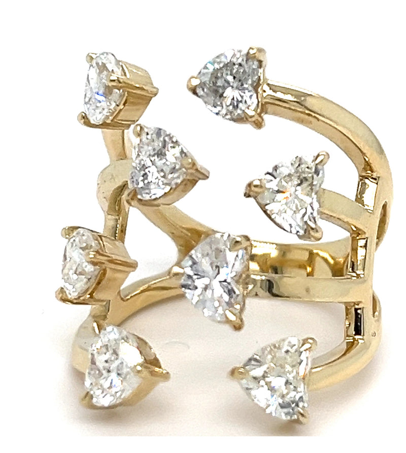 Diamond Rings Random Set Random hearts diamond ring – ZUMA DIAMONDS