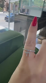 Hai charm ring