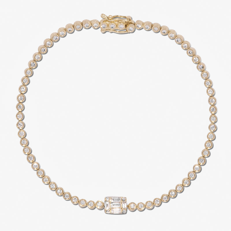 Bagutte Tennis Bracelet