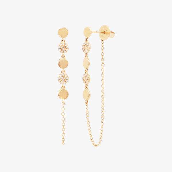 Circular drops with chain