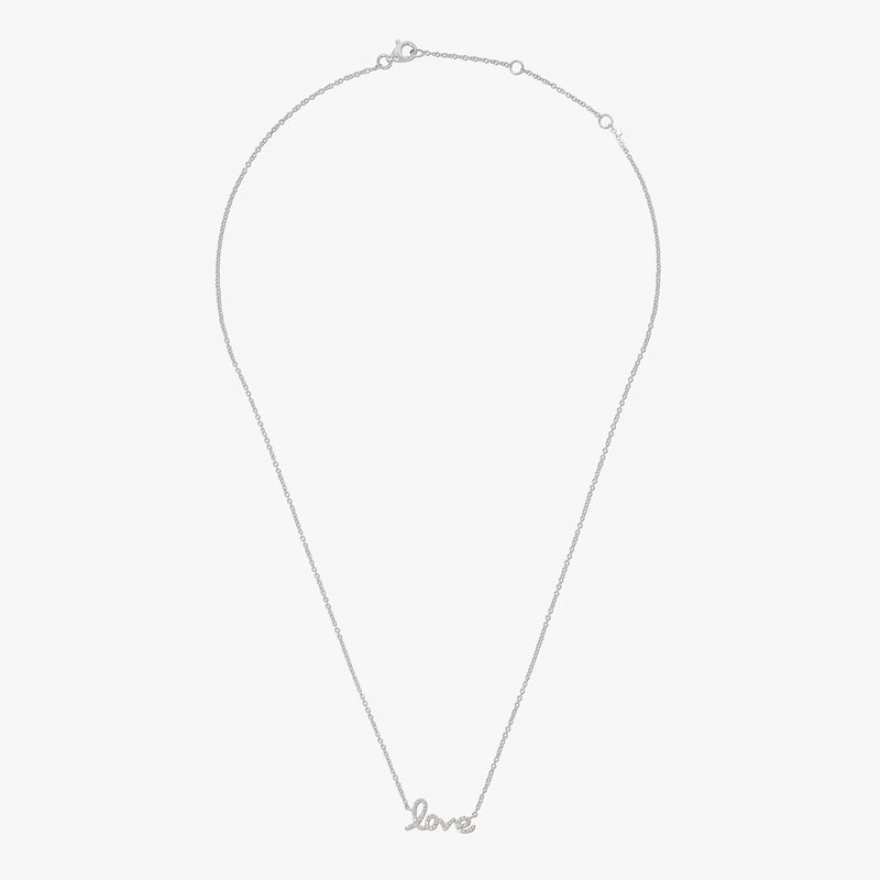 Love Cursive Necklace