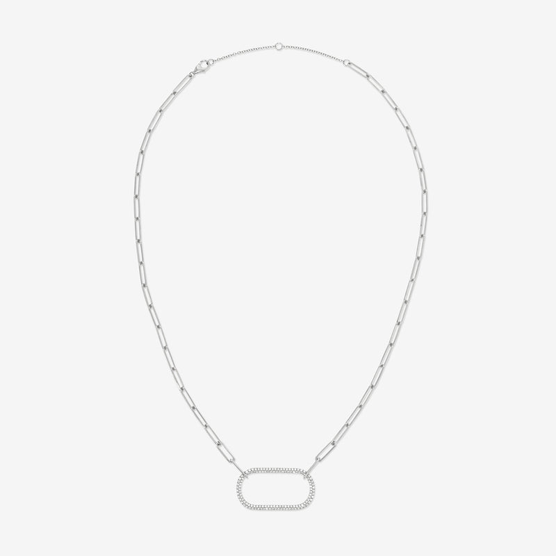 Pave Ring Necklace