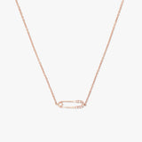 Safety Pin Necklace