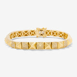 Studded Bracelet with Diamonds